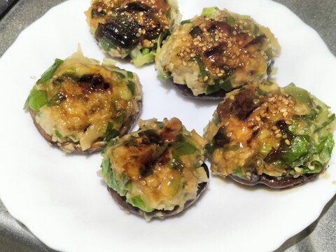 簡単作り置き♪甘辛ソースの椎茸肉詰め